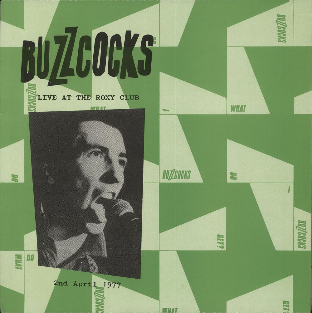 Buzzcocks Live At The Roxy Club UK vinyl LP album (LP record) FREELP002