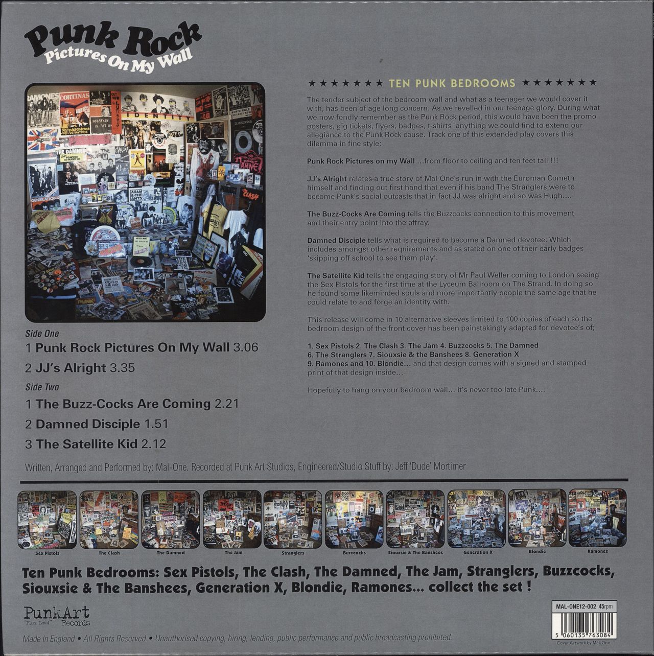 Buzzcocks Punk Rock Pictures On My Wall + Art Print - RSD 2023 UK 12