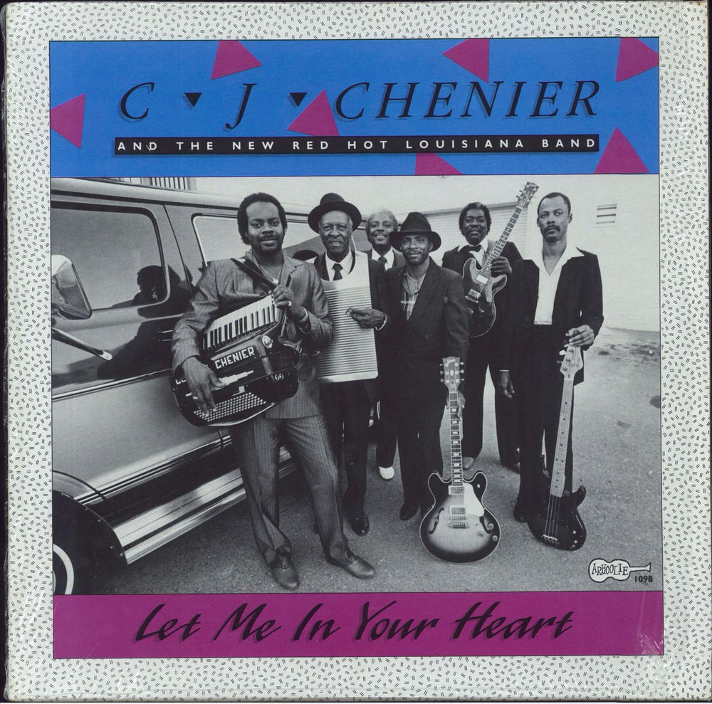 C.J. Chenier Let Me In Your Heart US vinyl LP album (LP record) 1088