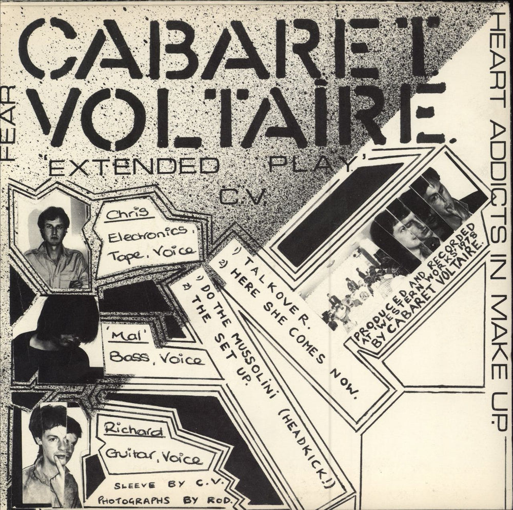 Cabaret Voltaire Extended Play EP UK 7" vinyl single (7 inch record / 45)