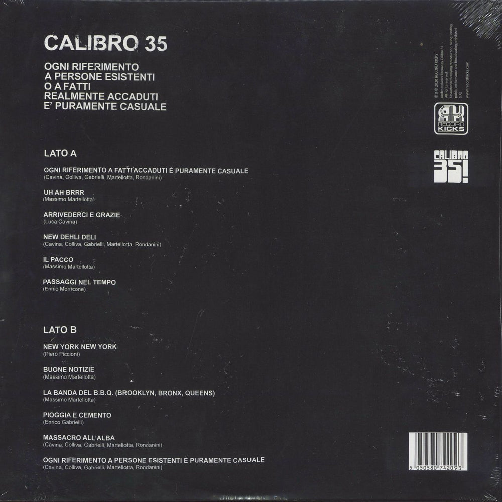 Calibro 35 Ogni Riferimento A Persone Esistenti - Sealed Italian vinyl LP album (LP record) 5050580742093