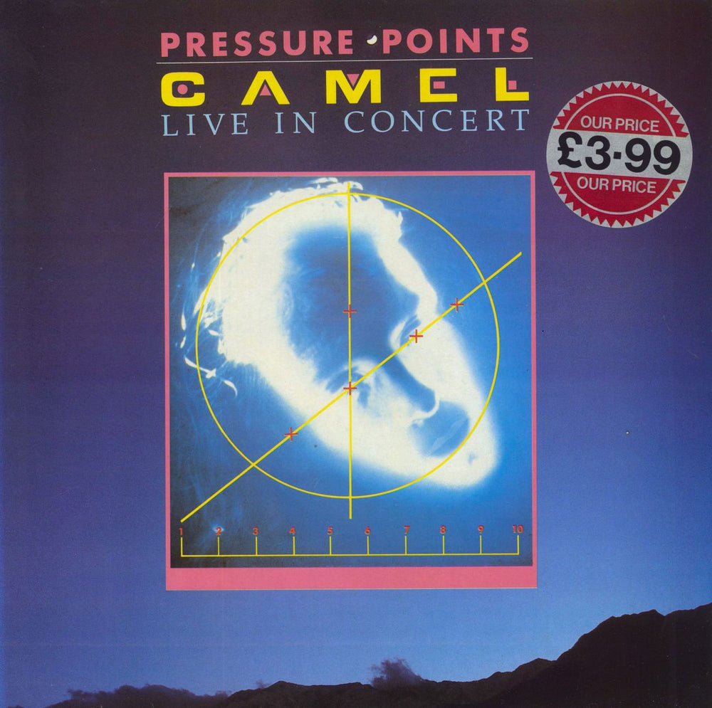 Camel Pressure Points UK vinyl LP album (LP record) SKL5338