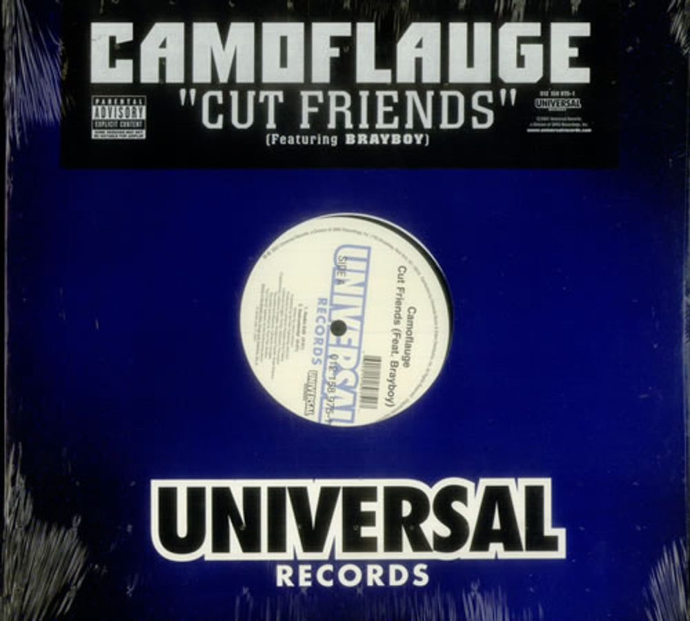 Camoflauge Cut Friends US 12" vinyl single (12 inch record / Maxi-single) 0121589751