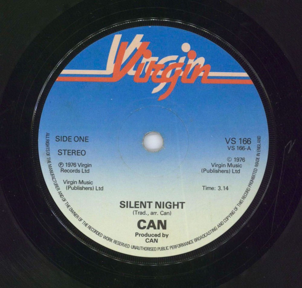 Can Silent Night UK 7" vinyl single (7 inch record / 45) VS166