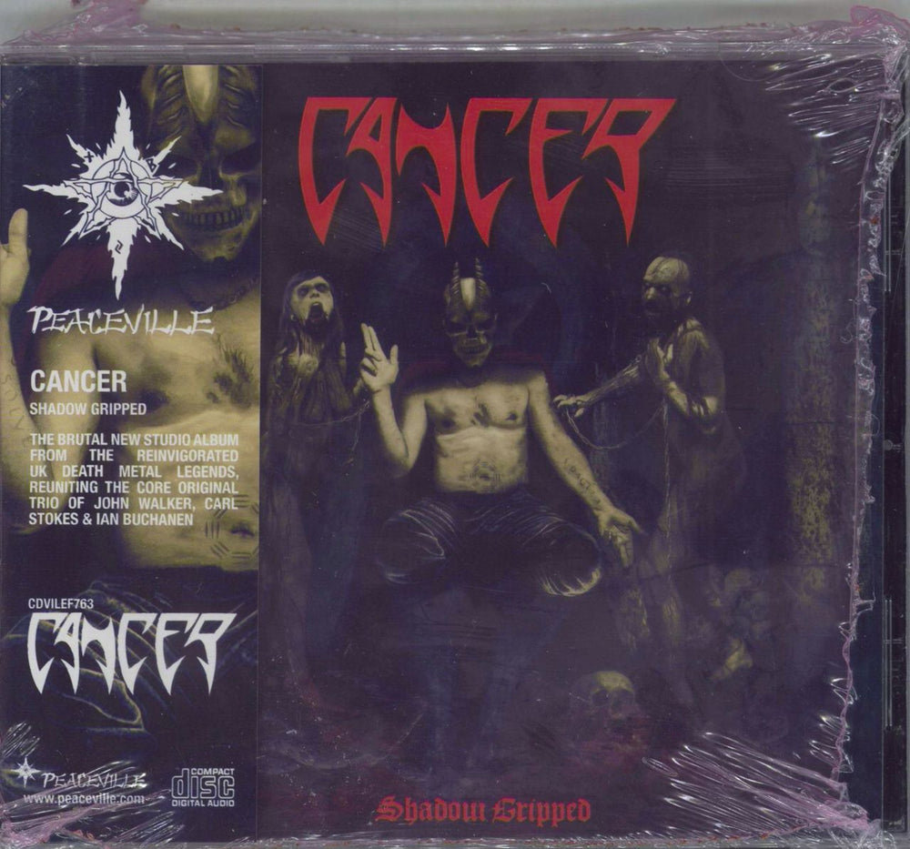 Cancer Shadow Gripped - Sealed UK CD album (CDLP) CDVILEF763