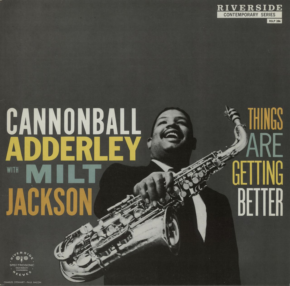 Cannonball Adderley Things Are Getting Better German vinyl LP album (LP record) RSLP286