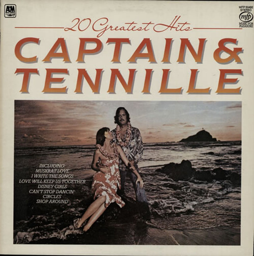 Captain & Tennille 20 Greatest Hits UK vinyl LP album (LP record) MFP50492