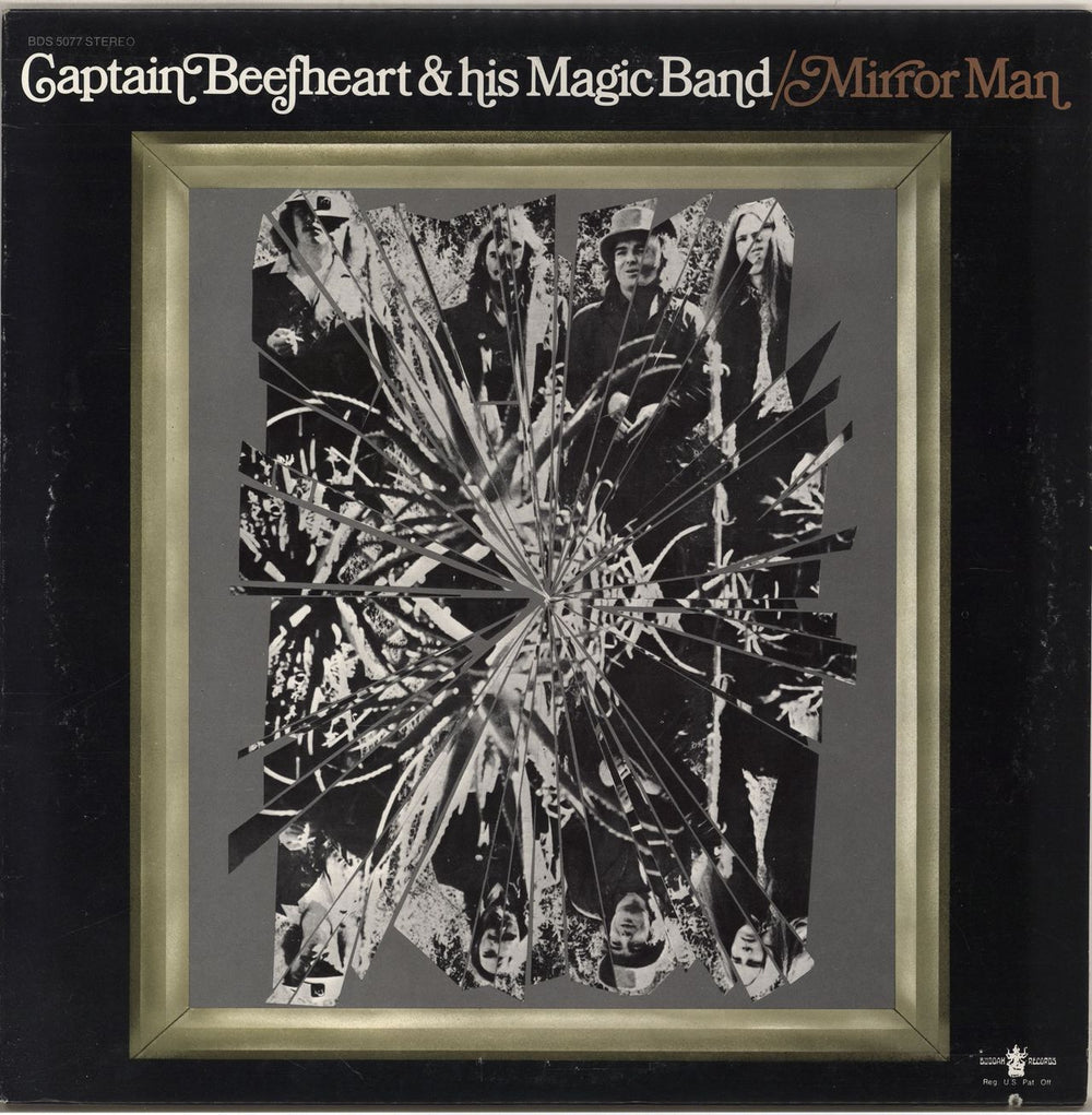 Captain Beefheart & Magic Band Mirror Man - 2nd US vinyl LP album (LP record) BDS5077