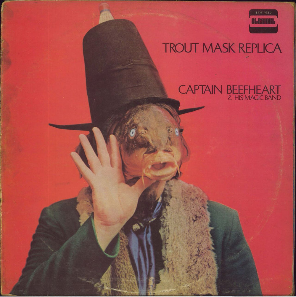 Captain Beefheart & Magic Band Trout Mask Replica - 1st -VG UK 2-LP vinyl record set (Double LP Album) STS1053