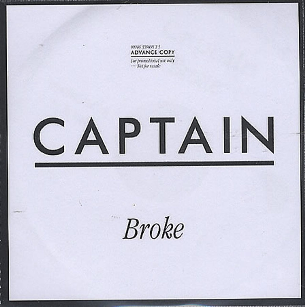 Captain Broke UK CD-R acetate CD-R ACETATE