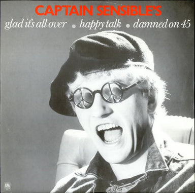 Captain Sensible Glad It's All Over UK 12" vinyl single (12 inch record / Maxi-single) CAPX6