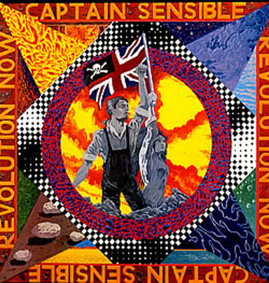 Captain Sensible Revolution Now UK 2-LP vinyl record set (Double LP Album) DELTLP4