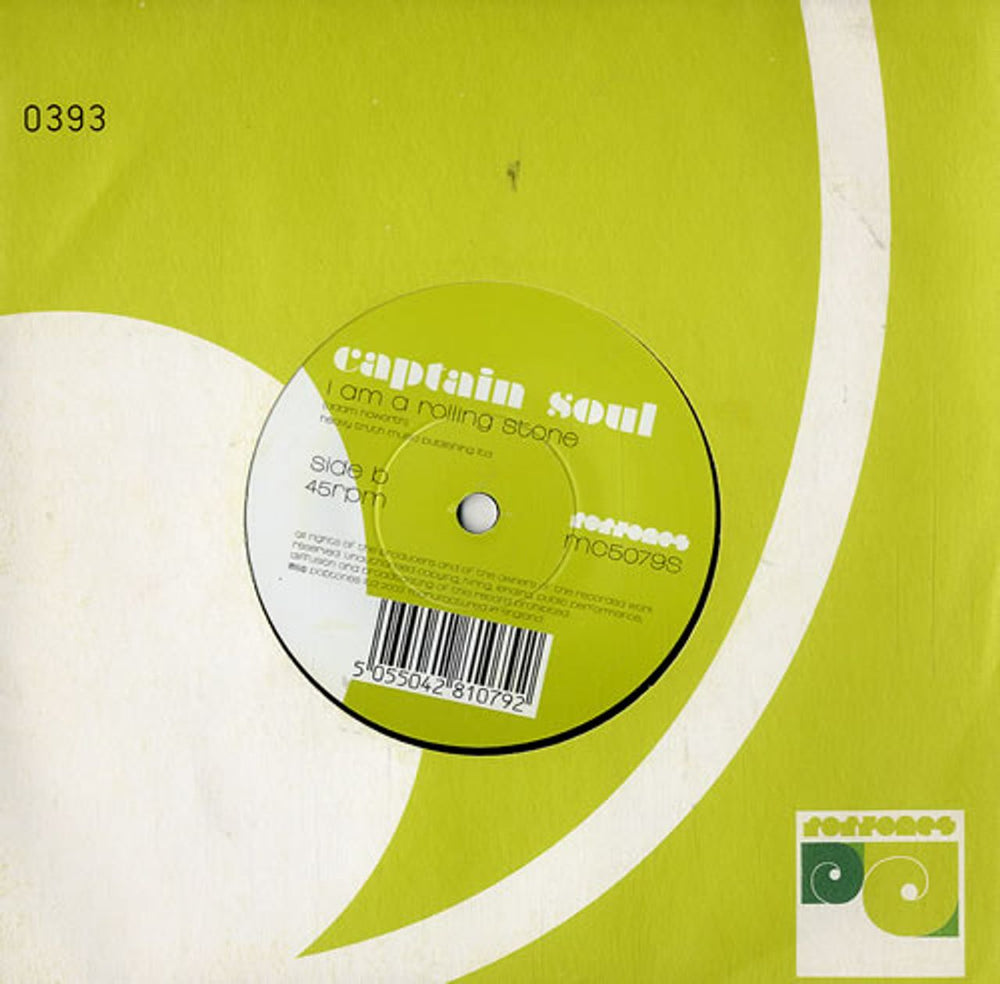 Captain Soul It's Alright, It's Ok UK 7" vinyl single (7 inch record / 45) MC5079S