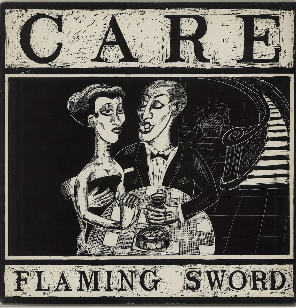 Care Flaming Sword UK 12" vinyl single (12 inch record / Maxi-single) KBIRD122