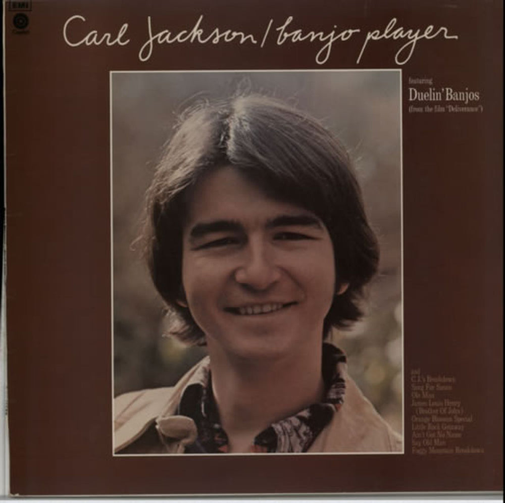 Carl Jackson Banjo Player UK vinyl LP album (LP record) E-ST11166