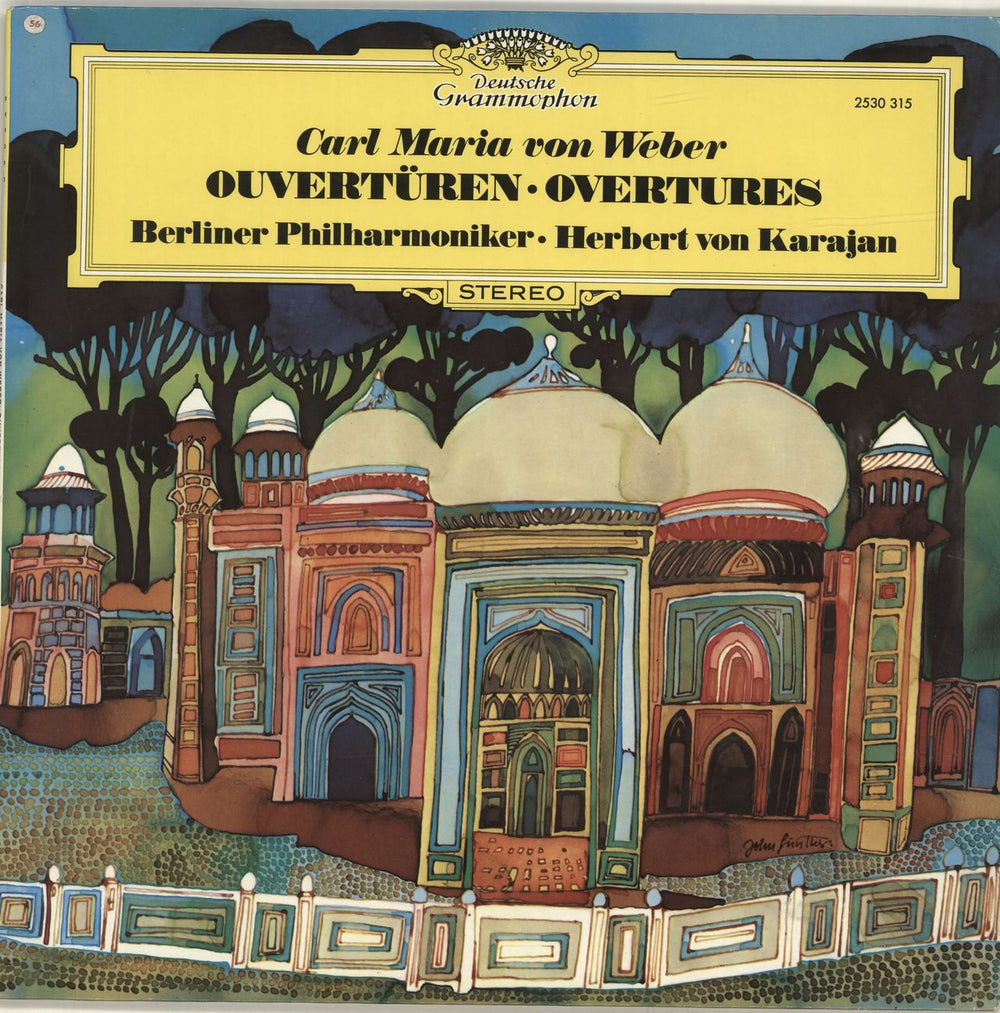 Carl Maria Von Weber Carl Maria Von Weber: Ouvertüren - Overtures German vinyl LP album (LP record) 2530315