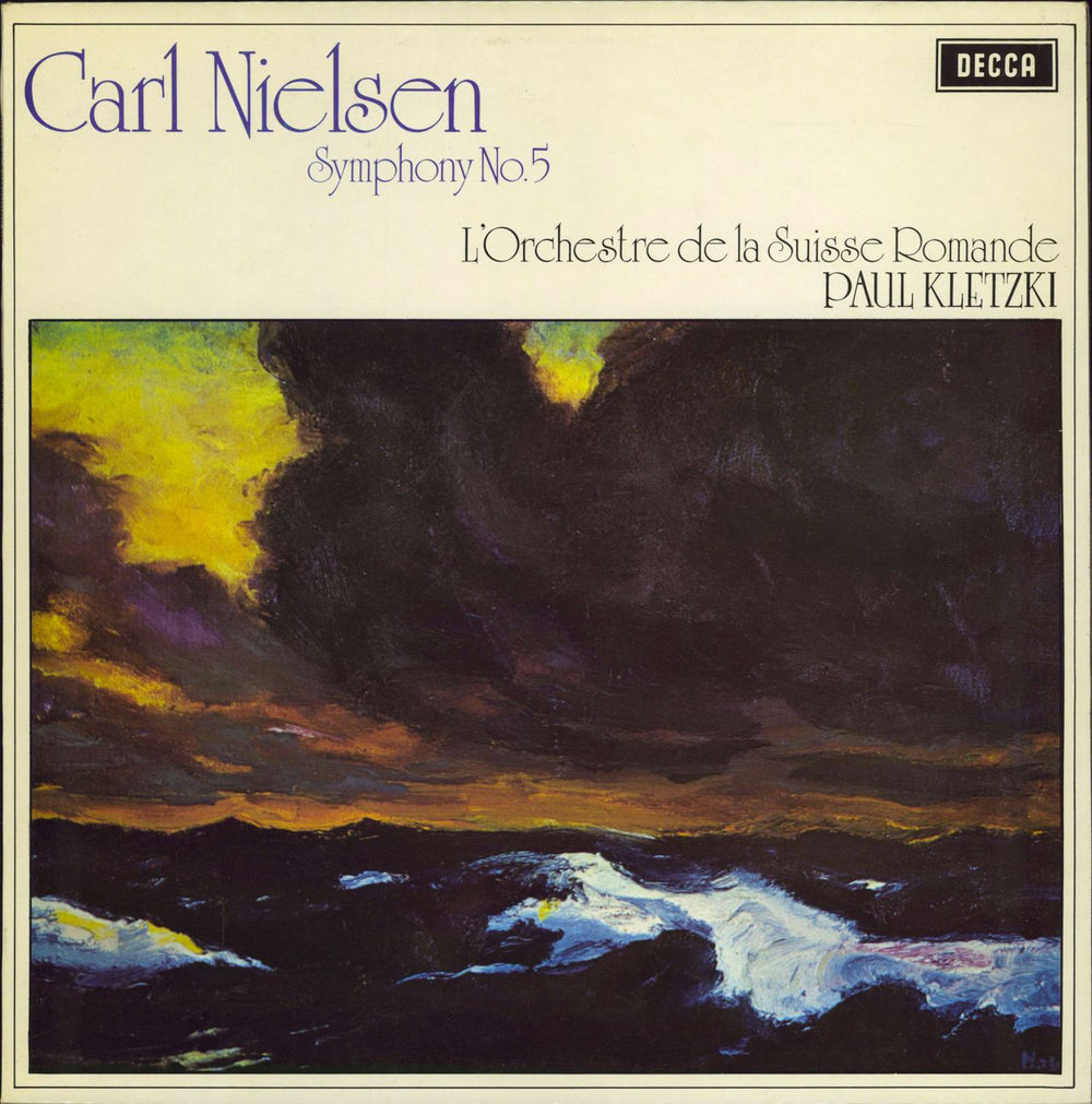 Carl Nielsen Symphony No. 5 UK vinyl LP album (LP record) SXL6491