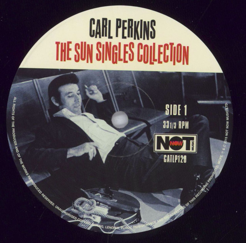 Carl Perkins (R&R) The Sun Singles Collection UK vinyl LP album (LP record) CPELPTH830018