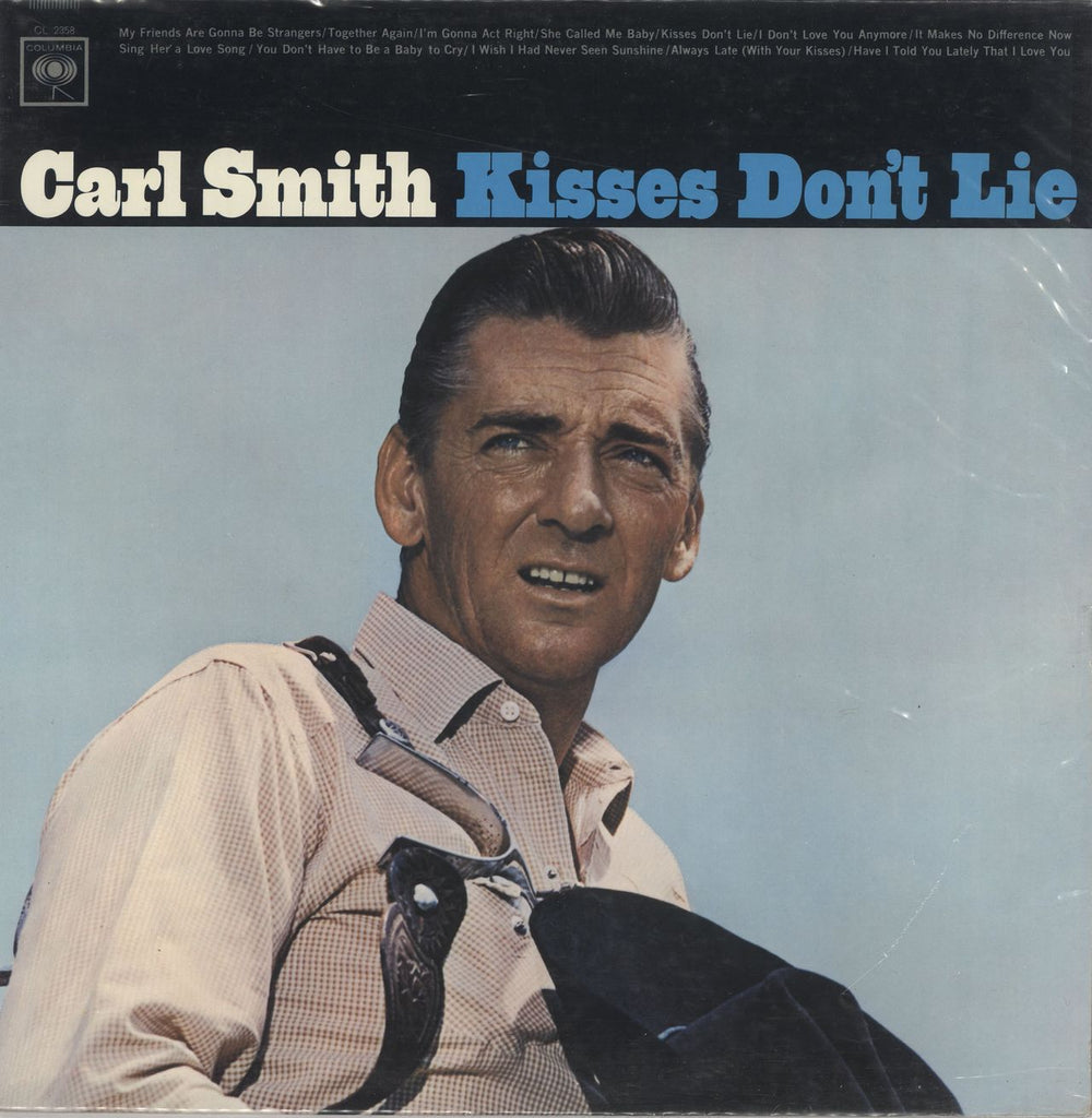 Carl Smith Kisses Don't Lie US vinyl LP album (LP record) GP31