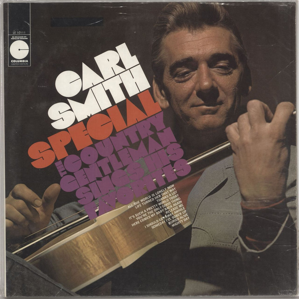 Carl Smith The Carl Smith Special US vinyl LP album (LP record) LE10111