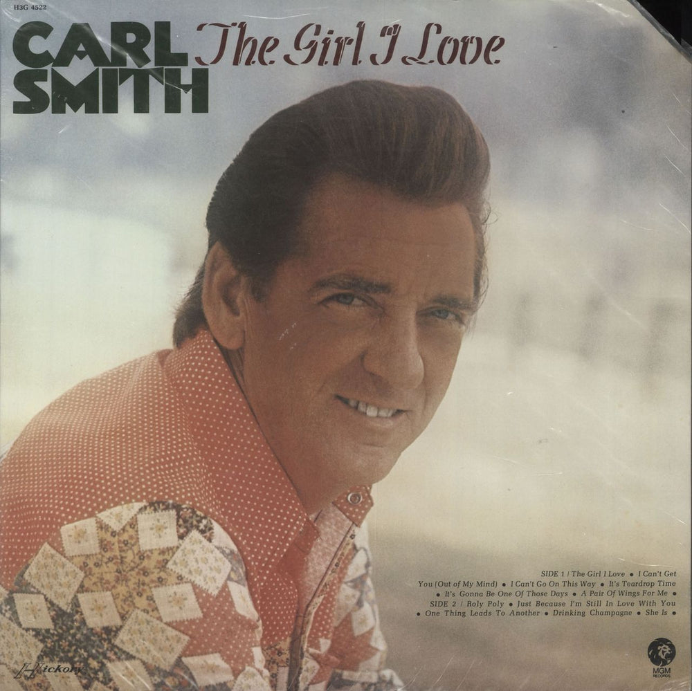 Carl Smith The Girl I Love US vinyl LP album (LP record) H3G4522