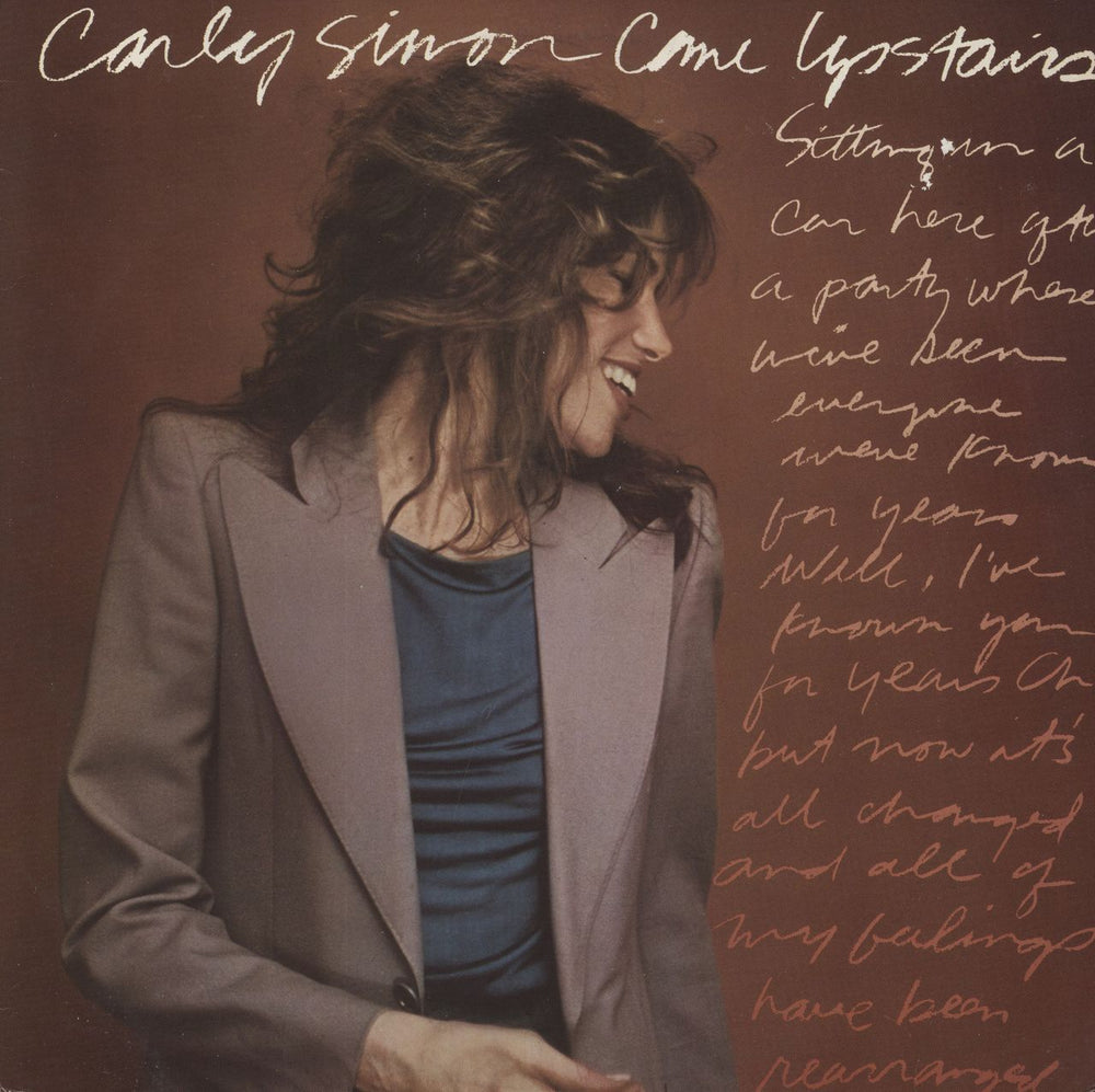 Carly Simon Come Upstairs German vinyl LP album (LP record) WB56828