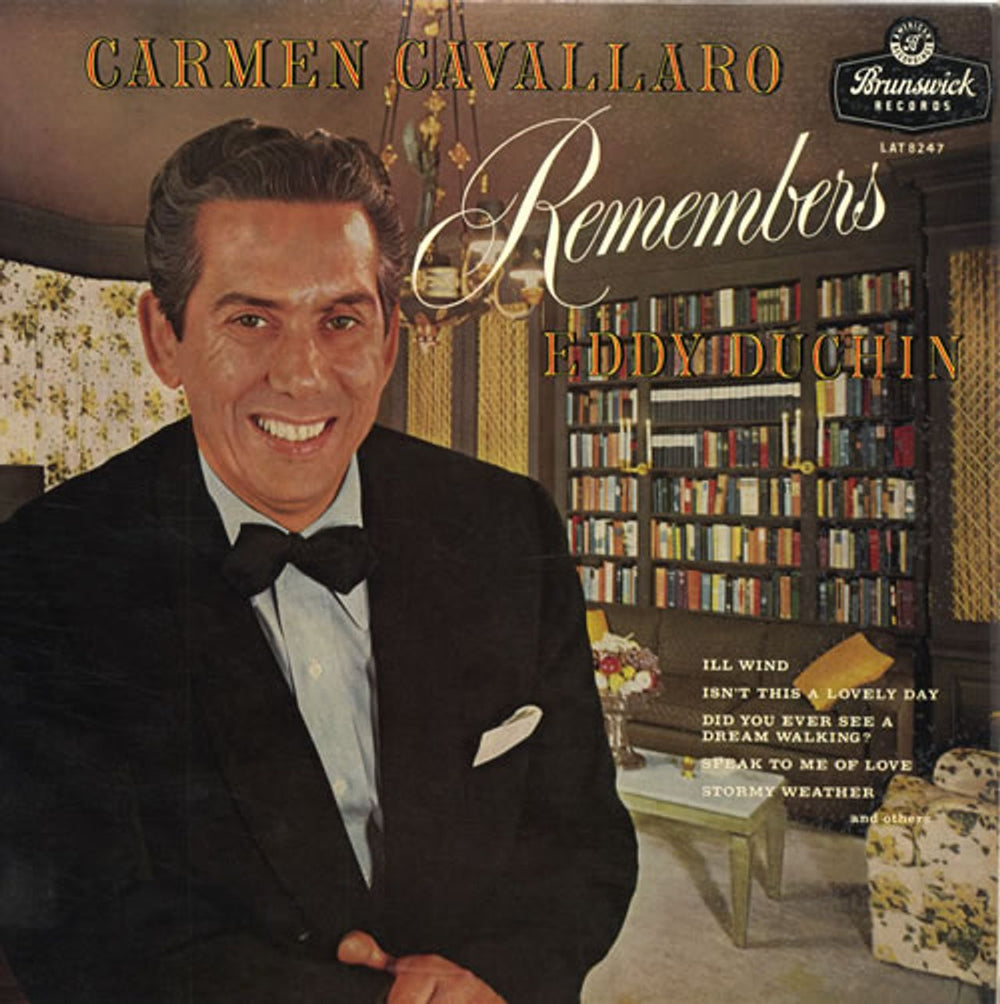 Carmen Cavallaro Remembers Eddy Duchin UK vinyl LP album (LP record) LAT8247