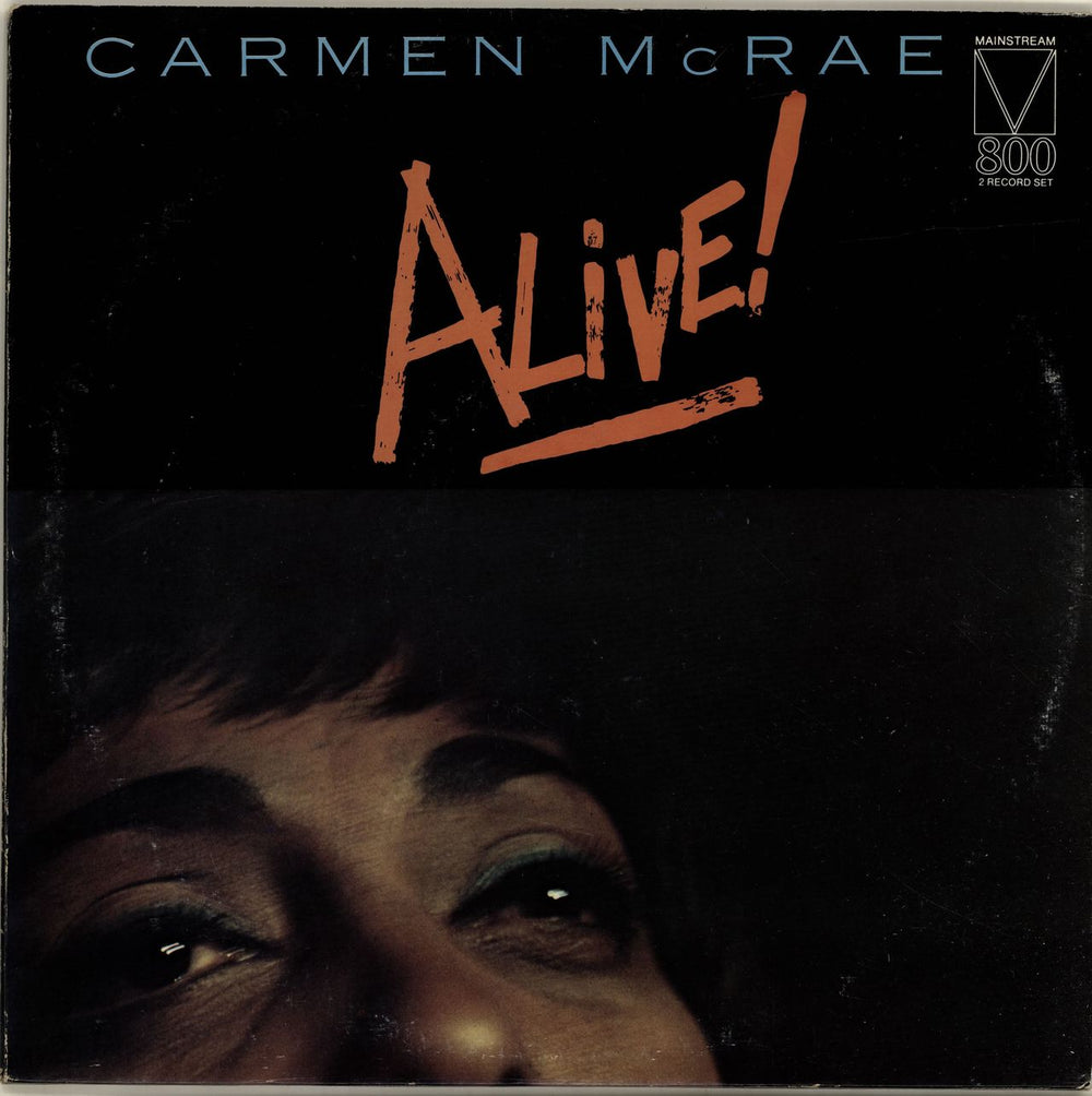 Carmen McRae Alive! US 2-LP vinyl record set (Double LP Album) MRL800