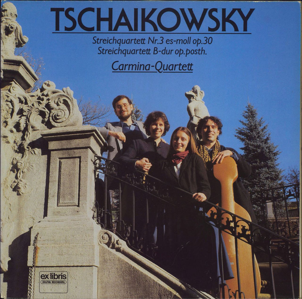 Carmina-Quartett Tschaikowsky: Streichquartett Nr. 3 Es-Moll Op. 30 / Streichquartett B-Dur Op. Posth. Swiss vinyl LP album (LP record) EL16972