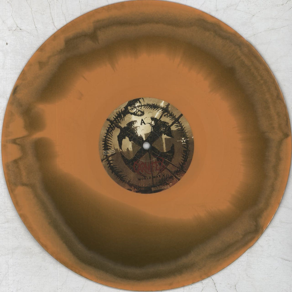 Carnifex World War X - Orange w/ Swamp Green Swirl Vinyl German vinyl LP album (LP record) 6MVLPWO824365