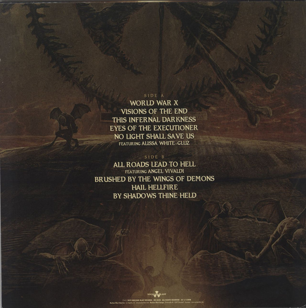 Carnifex World War X - Orange w/ Swamp Green Swirl Vinyl German vinyl LP album (LP record)