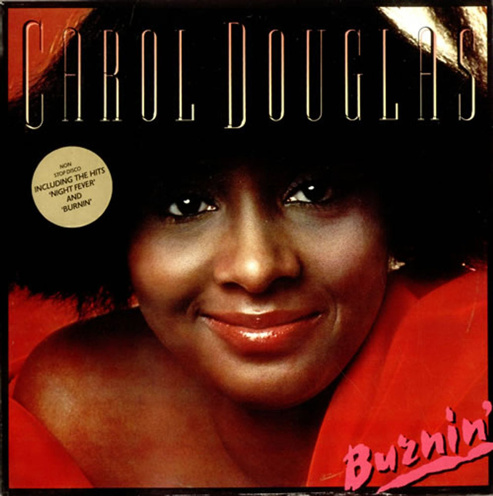 Carol Douglas Burnin' UK vinyl LP album (LP record) 2310630