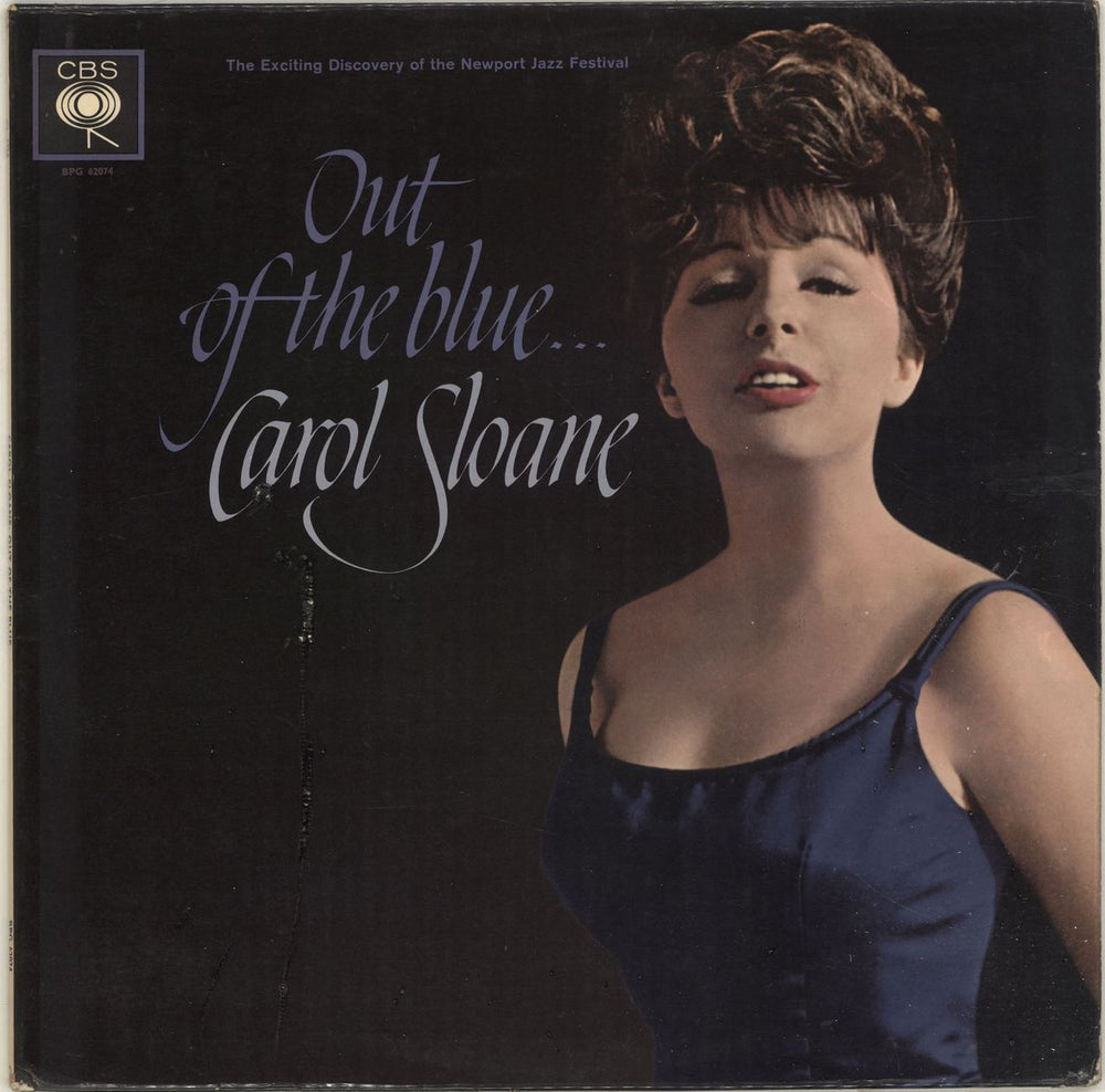 Carol Sloane Out Of The Blue UK vinyl LP album (LP record) BPG62074