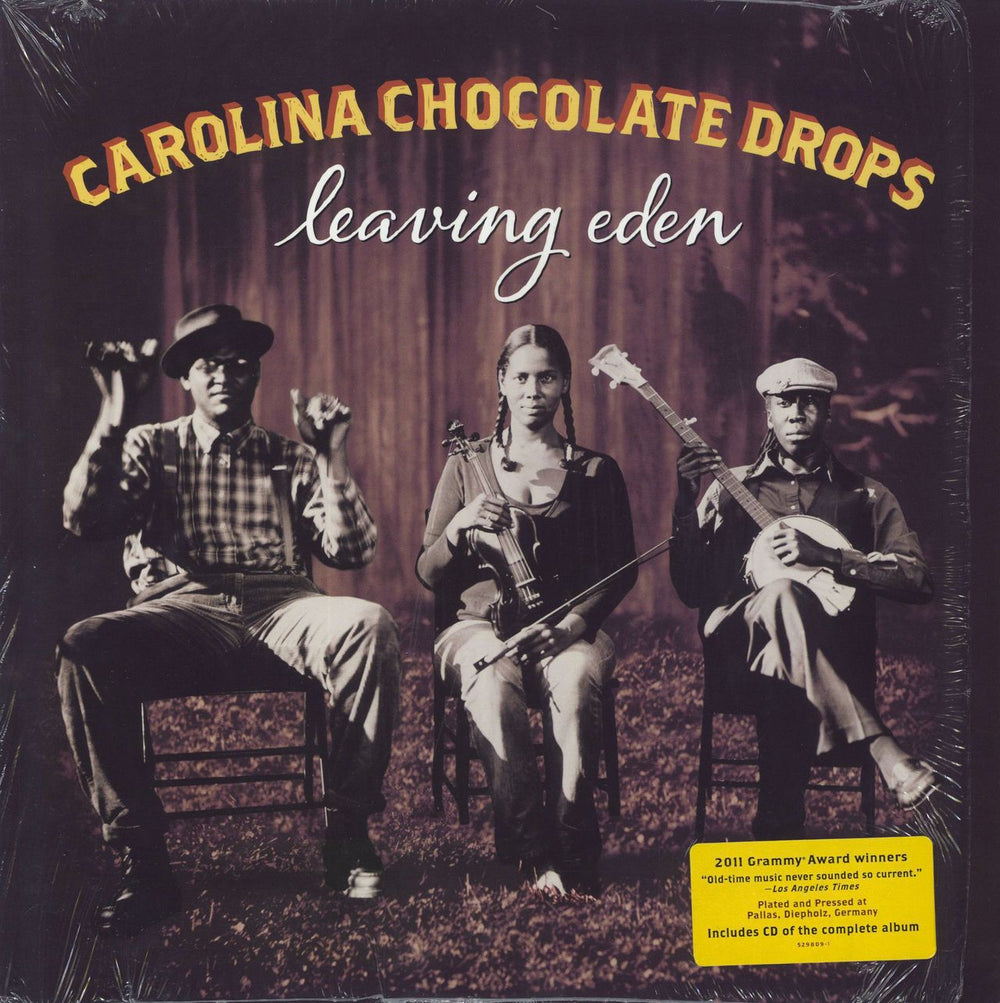 Carolina Chocolate Drops Leaving Eden + Shrink US vinyl LP album (LP record) 529809-1