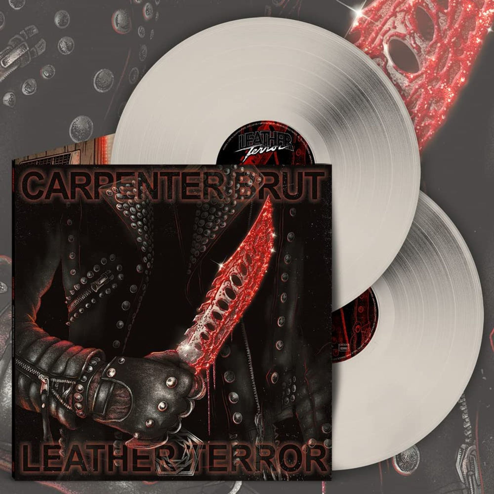 Carpenter Brut Leather Terror - White Vinyl - Sealed UK 2-LP vinyl record set (Double LP Album) 4G92LLE788090