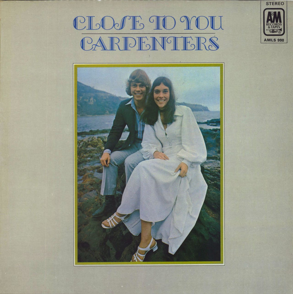 Carpenters Close To You - 1st - purple Vinyl UK vinyl LP album (LP record) AMLS998