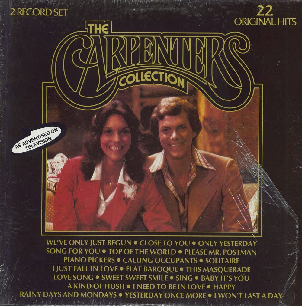 Carpenters The Collection - black sleeve - shrink Canadian vinyl LP album (LP record) TVLP-78041