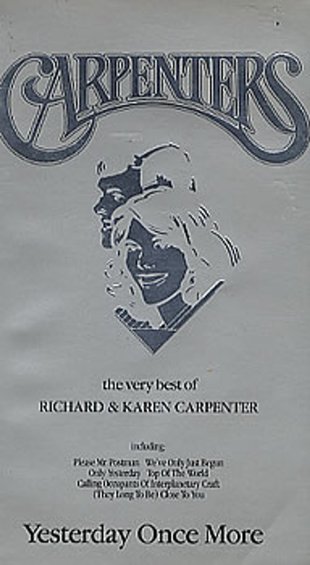 Carpenters Yesterday Once More UK video (VHS or PAL or NTSC) AM833