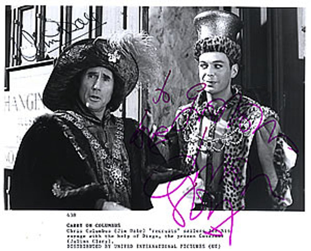 Carry On Carry On Columbus - Autographed UK Promo photograph 438