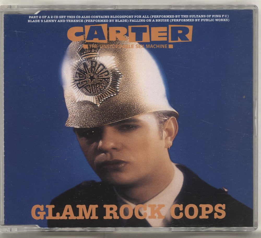 Carter USM Glam Rock Cops UK CD single (CD5 / 5") CDUSM10