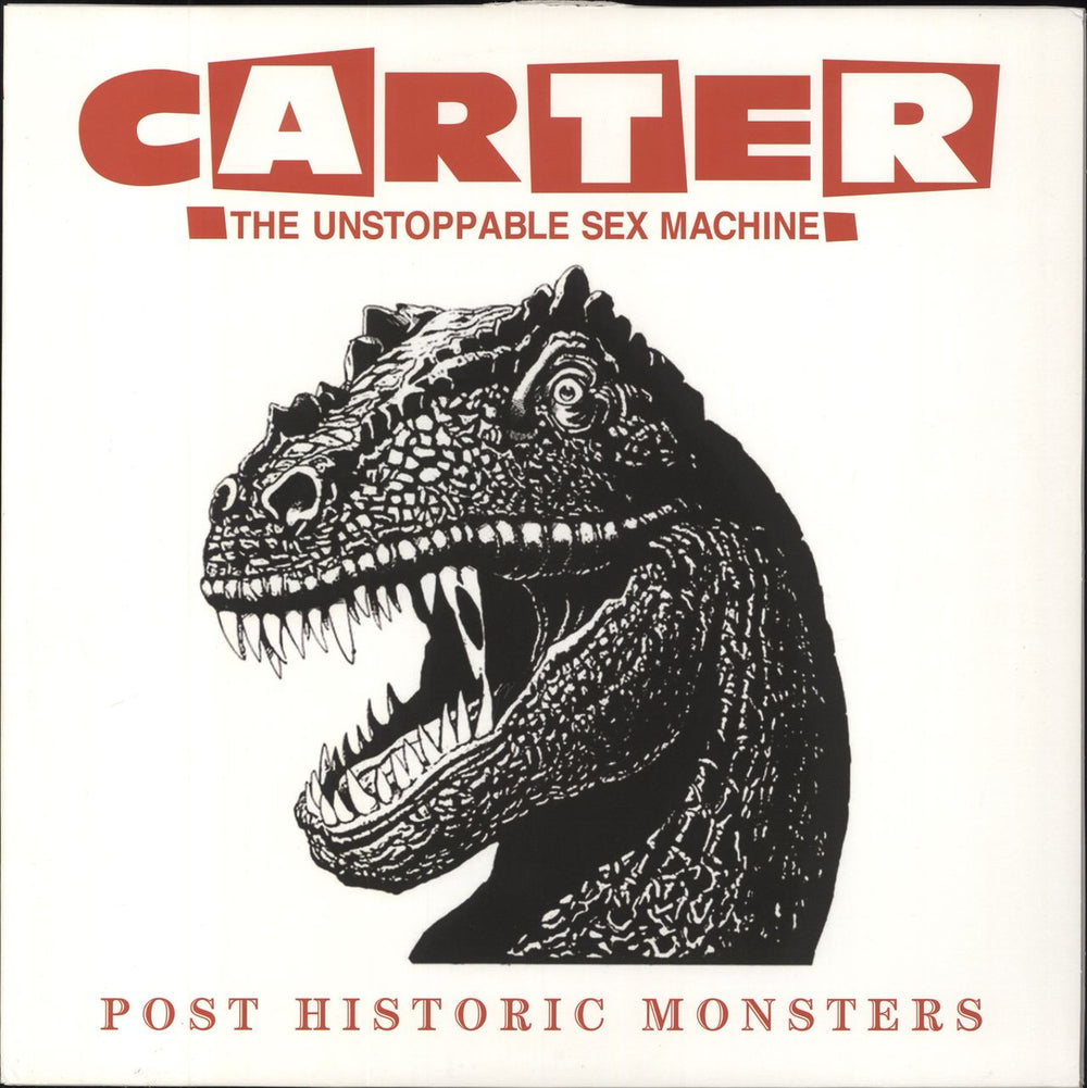 Carter USM Post Historic Monsters UK Promo vinyl LP album (LP record) CRUSMBOX4