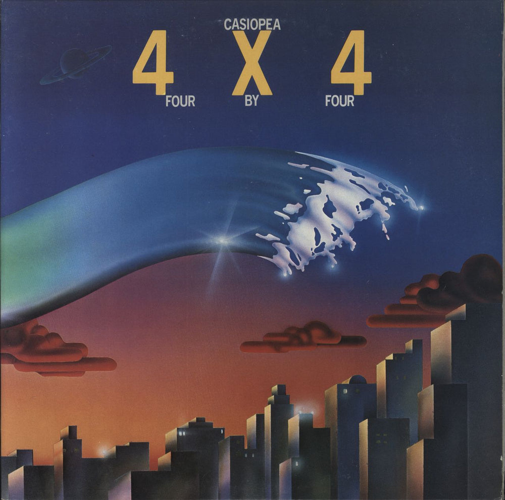 Casiopea 4 X 4 (Four By Four) Japanese vinyl LP album (LP record) ALR-28045