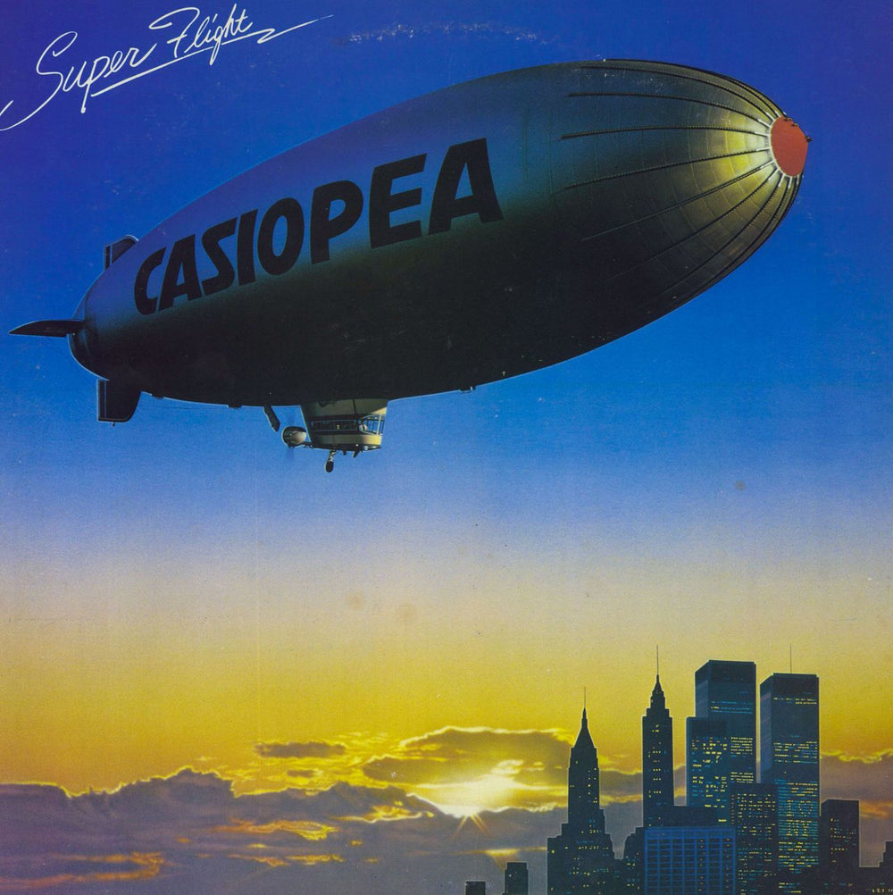 Casiopea Super Flight Japanese vinyl LP album (LP record) ALR-6029