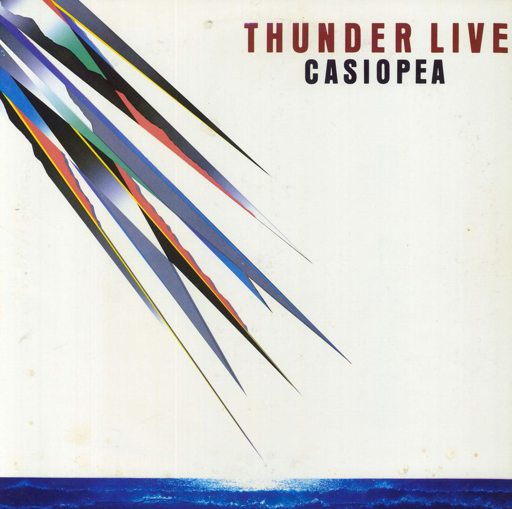 Casiopea Thunder Live Japanese vinyl LP album (LP record) ALR-6037