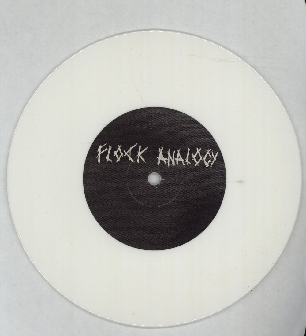 Cassels Flock Analogy - White Vinyl + Numbered Sleeve UK 7" vinyl single (7 inch record / 45) I-U07FL676959