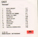 Cast Beetroot UK Promo CD-R acetate CD-R