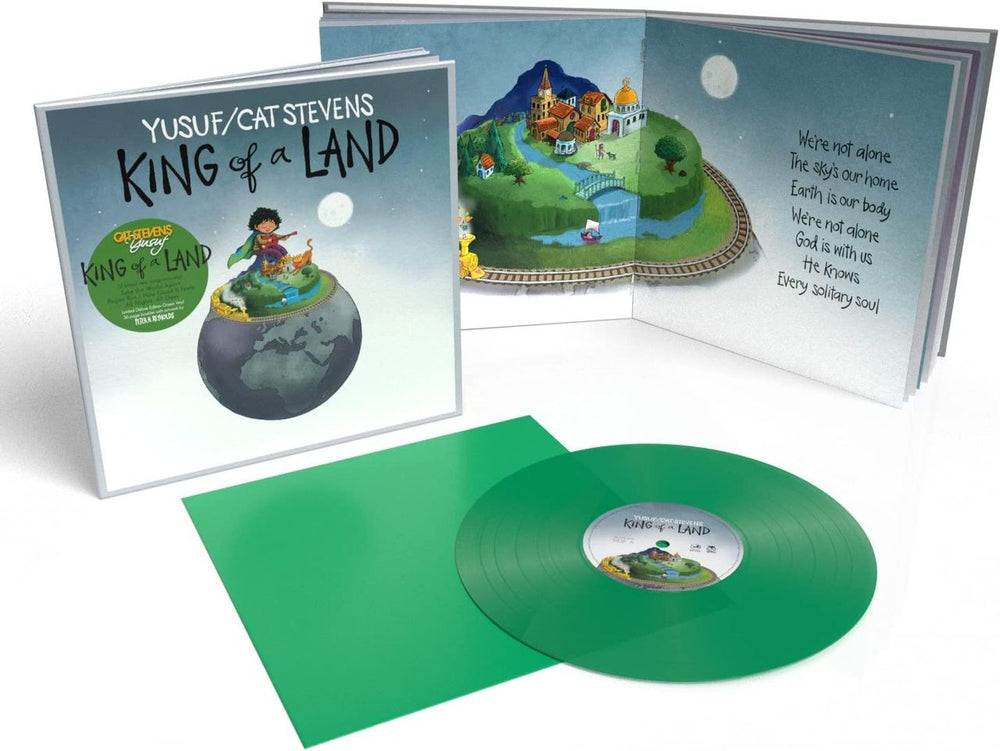 Cat Stevens King Of A Land - Deluxe Edition Green Vinyl - Sealed UK vinyl LP album (LP record) 538868871