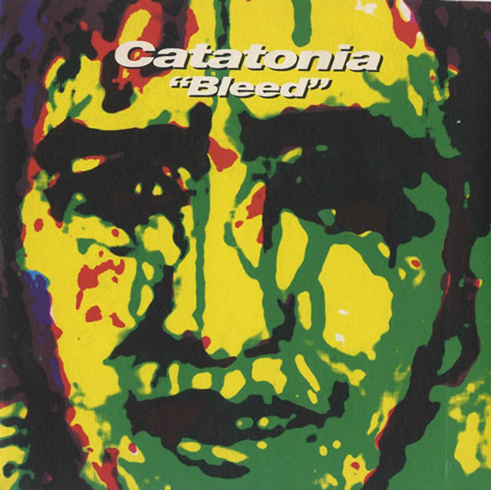 Catatonia Bleed - Red Vinyl 2nd Issue UK 7" vinyl single (7 inch record / 45) NEG97