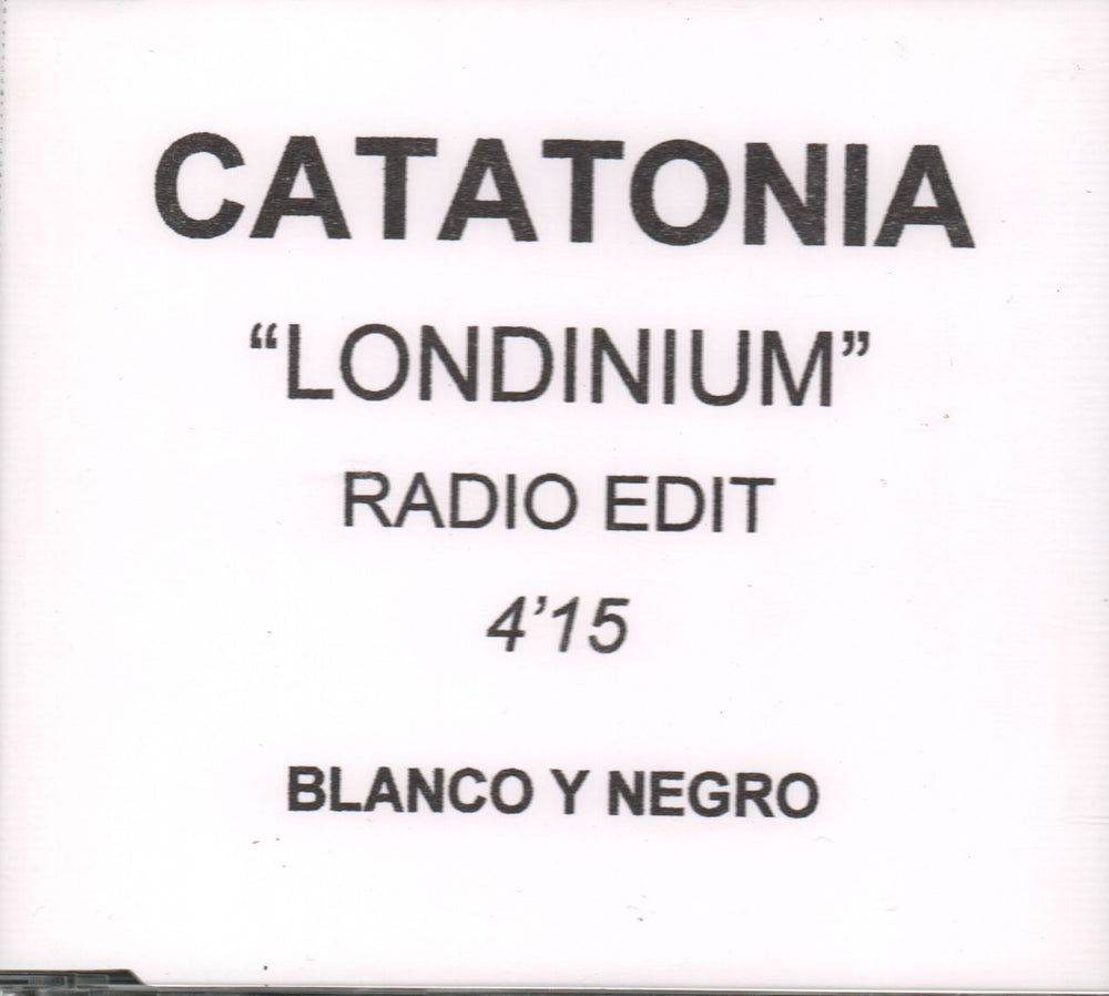 Catatonia Londinium UK Promo CD-R acetate CD ACETATE