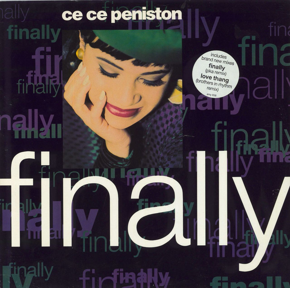 Ce Ce Peniston Finally UK 12" vinyl single (12 inch record / Maxi-single) AMY858